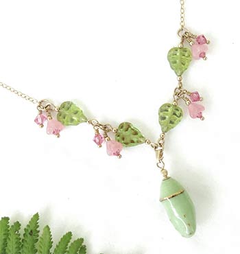 Butterfly Chrysalis Necklace