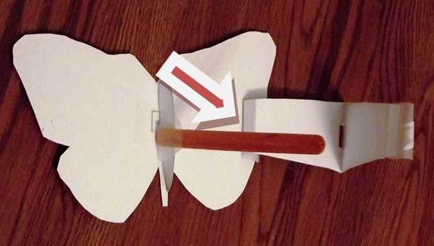 Flapping Butterfly Craft