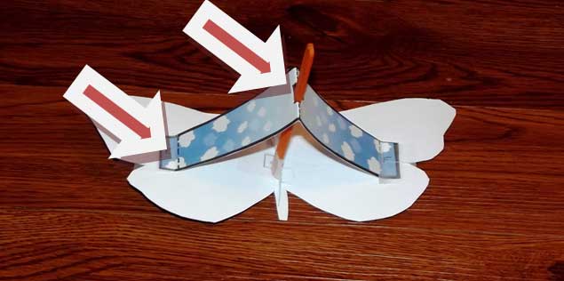 Flapping Butterfly Craft